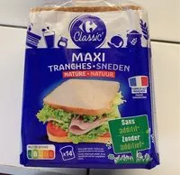 Mängden socker i Maxi tranches - Nature