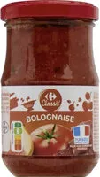 Mängden socker i Bolognaise