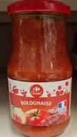 Mängden socker i Bolognaise