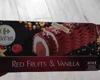 Mängden socker i Bûche glacée fruits rouges et vanille