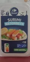Mängden socker i Surimi