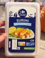 Mängden socker i Surimi