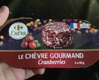 Mängden socker i chèvre gourmand cranberries
