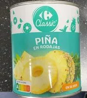 Mängden socker i Piña en rodajas