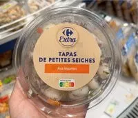 Mängden socker i Tapas de petites seiches