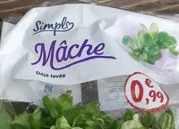 Mängden socker i Mâche déjà lavée