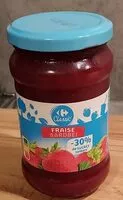 Mängden socker i Confiture de fraise