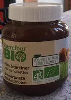 Mängden socker i Pâte à tartiner