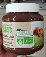 Mängden socker i Pâte à tartiner