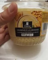 Mängden socker i Houmous a la libanaise