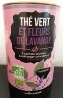 Mängden socker i Thé vert et fleurs de lavande