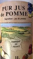 Mängden socker i Pur jus de pomme
