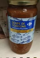 Mängden socker i Soupe de poisson au piment d'Espelette