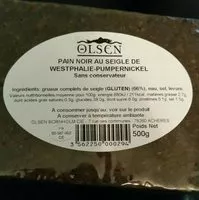 Mängden socker i Pain noir au seigle