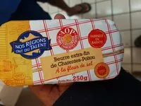 Mängden socker i Beurre extra fin Charente Poitou fleur de sel