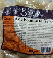 Mängden socker i Gnocchi de pomme de terre