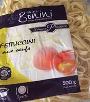 Mängden socker i Fettuccini aux oeufs