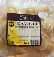 Mängden socker i Ravioli au chèvre frais et