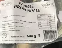 Mängden socker i Panisse provençale