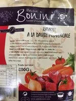 Mängden socker i Raviolis à la daube provençale