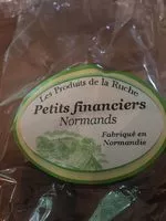 Mängden socker i Petits financiers normands