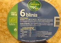 Mängden socker i 6 Blinis