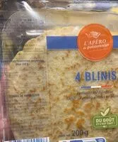 Mängden socker i 4 Blinis
