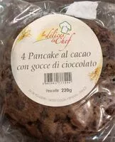 Mängden socker i Pancake al cacao con gocce di cioccolato