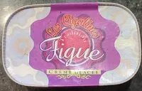 Mängden socker i Crème glacée Figue