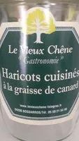 Mängden socker i Haricots cuisinés à la graisse de canard