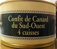 Mängden socker i Confit de canard du Sud-ouest