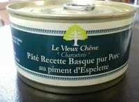 Mängden socker i Pâté recette basque pur porc au piment d'espelette