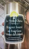 Mängden socker i Magret fourré au foie gras