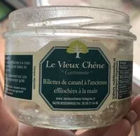 Mängden socker i Rillettes de canard à l’ancienne effilochées à la main