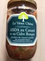 Mängden socker i Axoa au canard et cidre basque