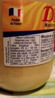 Mängden socker i Moutarde De Dijon Forte