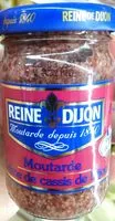 Mängden socker i Moutarde crème de cassis de Dijon