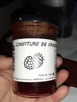 Mängden socker i Confiture de framboise