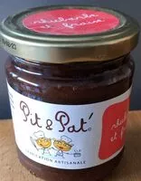 Mängden socker i Confiture de rhubarbe et fraises