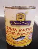 Mängden socker i Thon entier à l'huile de tournesol