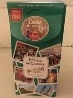 Mängden socker i Bétise de cambrai