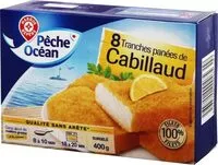 Mängden socker i Tranches panées de Cabillaud x8
