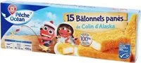 Mängden socker i Bâtonnets panés de colin d'Alaska filet x 15