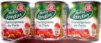 Mängden socker i Champignons de Paris entiers