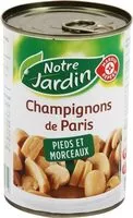Mängden socker i Champignons de Paris