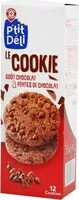 Mängden socker i Le cookie goût chocolat et pépite de chocolat