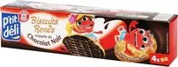 Mängden socker i Biscuits ronds nappés de chocolat noir