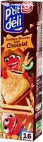 Mängden socker i Goûters fourrés carrés chocolat x 16