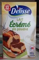 Mängden socker i Lait en poudre écrémé