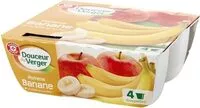 Mängden socker i Compote pomme banane all 4*100g